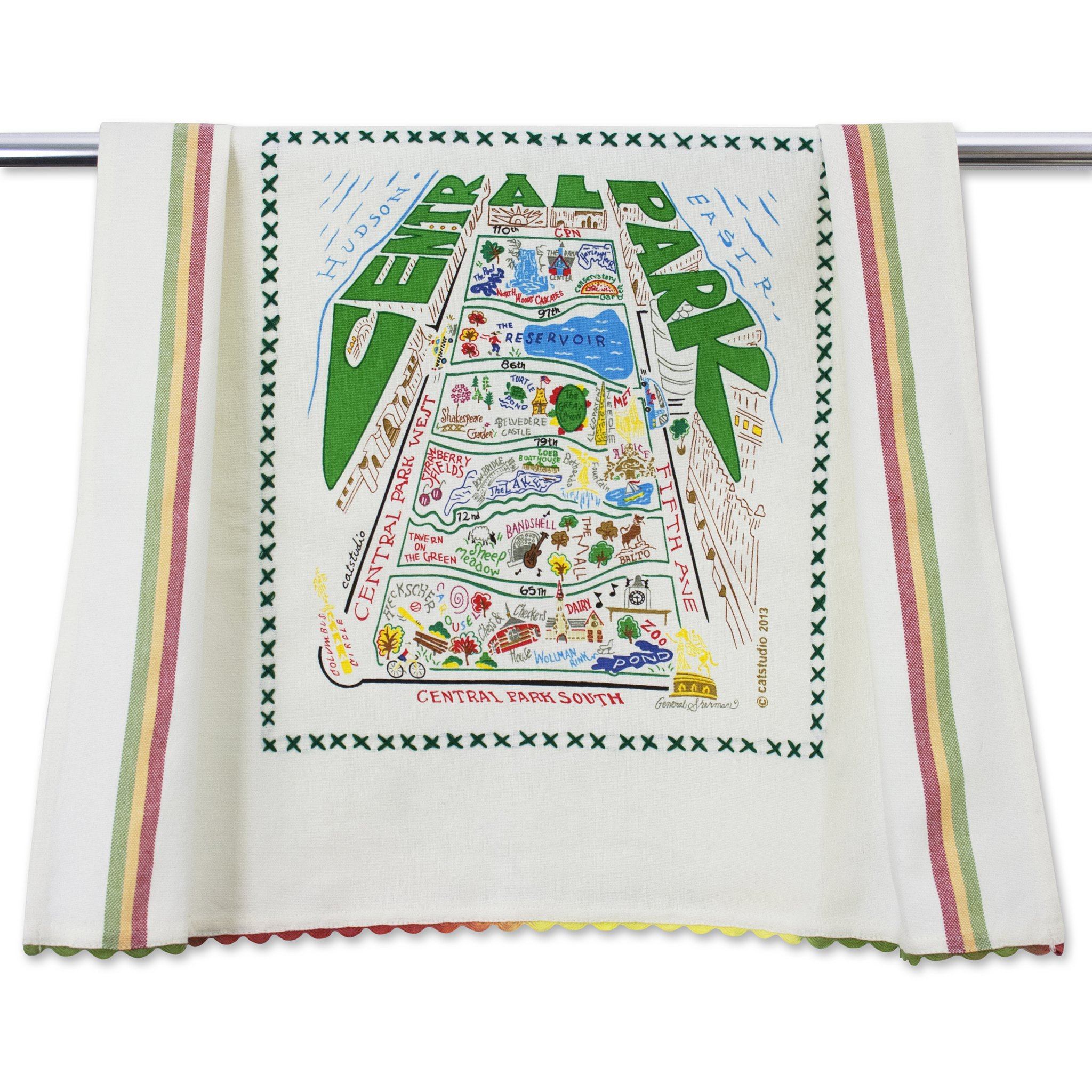 Central Park Dish Towel | Geography Collection by catstudio – catstudio