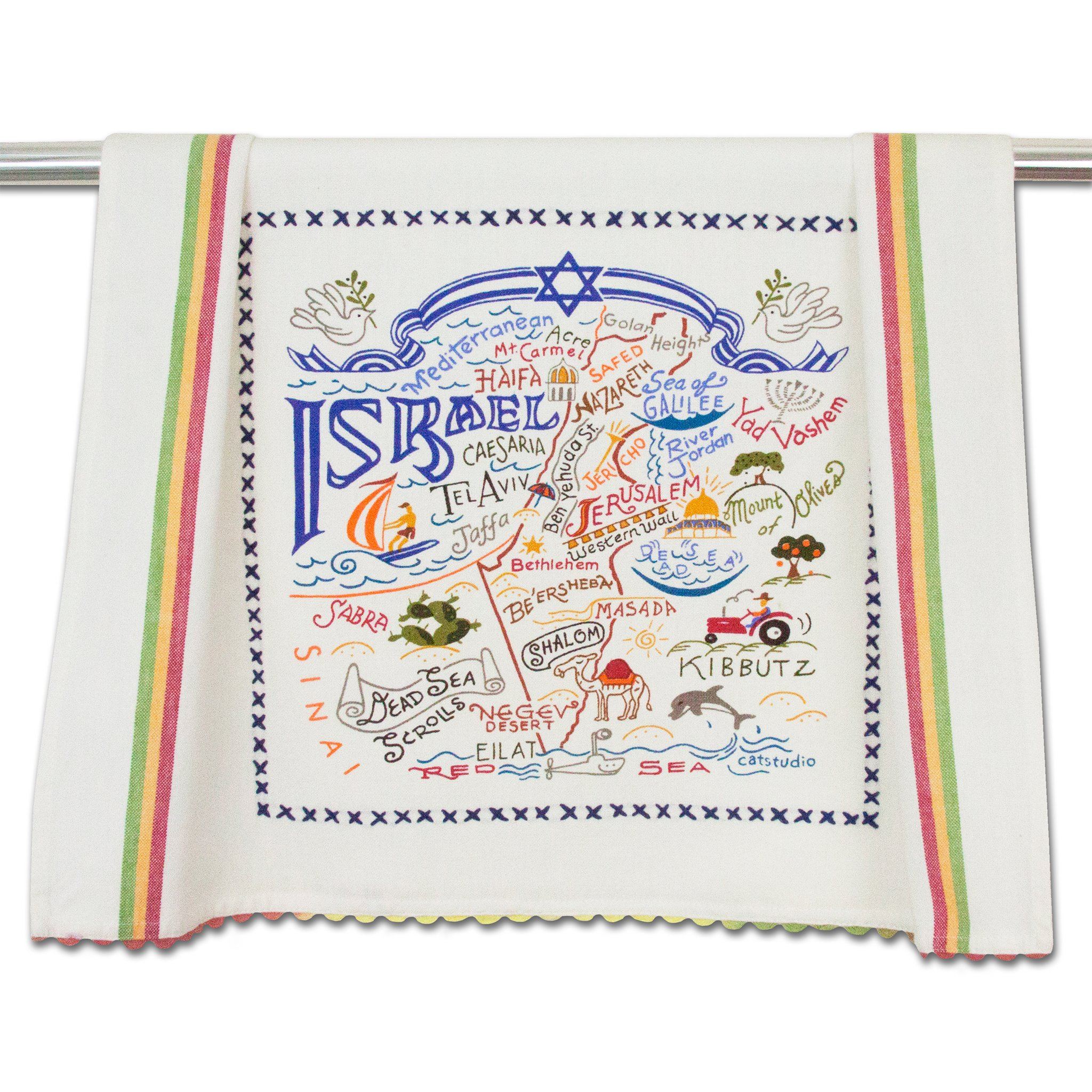 Striped Kitchen Towels Holiday Dish Towels Tea Towels -  Israel