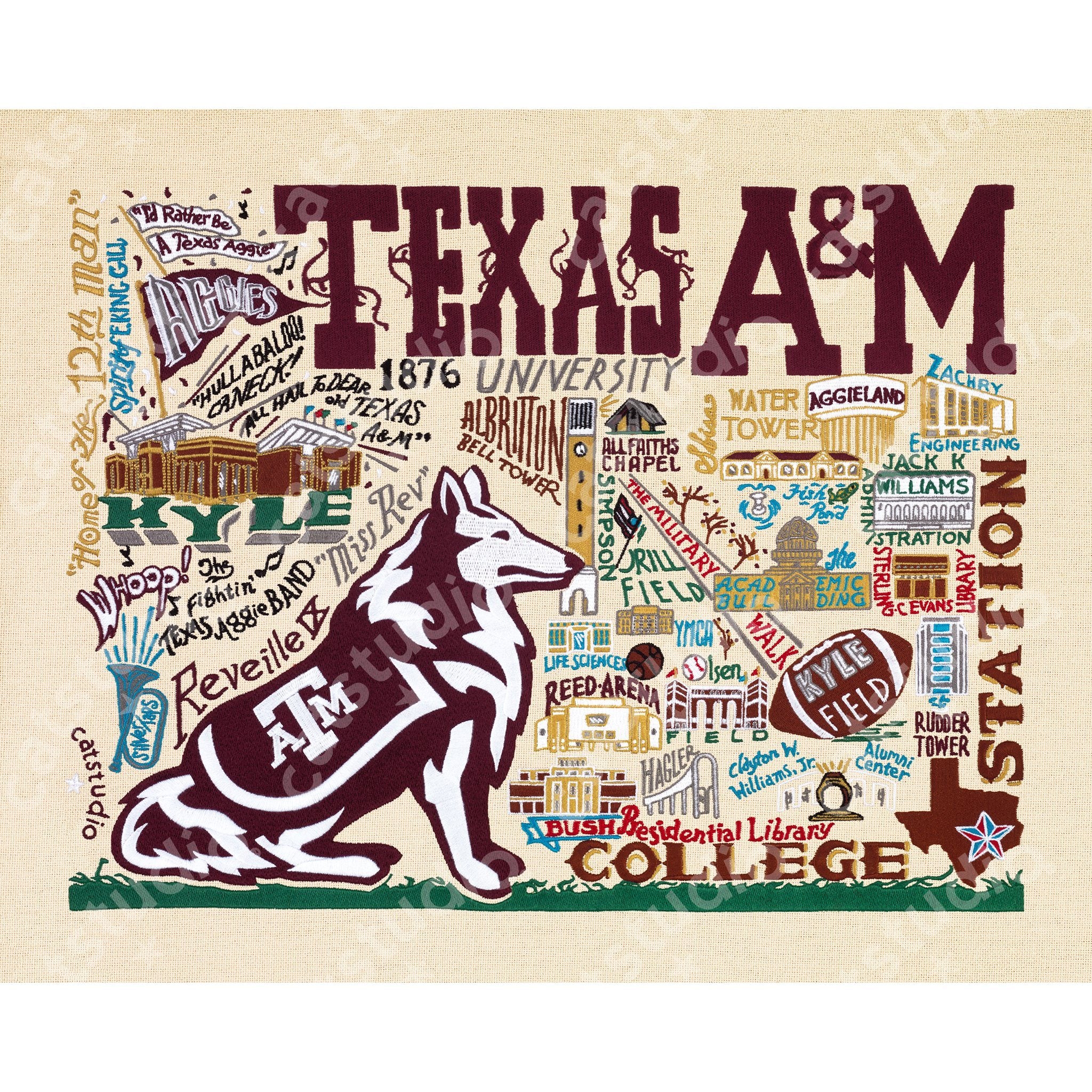 Texas A&M-Texas A&M Aggies-College Wall Art