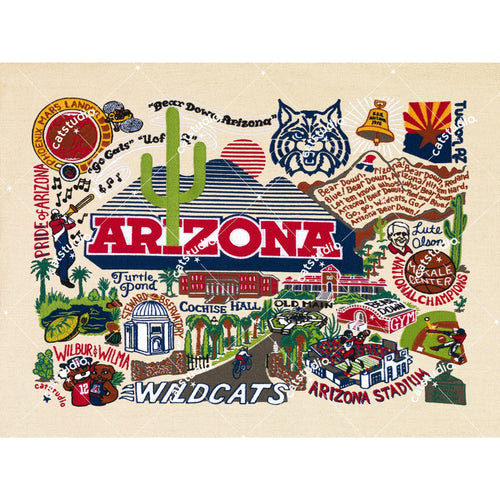 Arizona, University of Collegiate Fine Art Print Art Print catstudio 