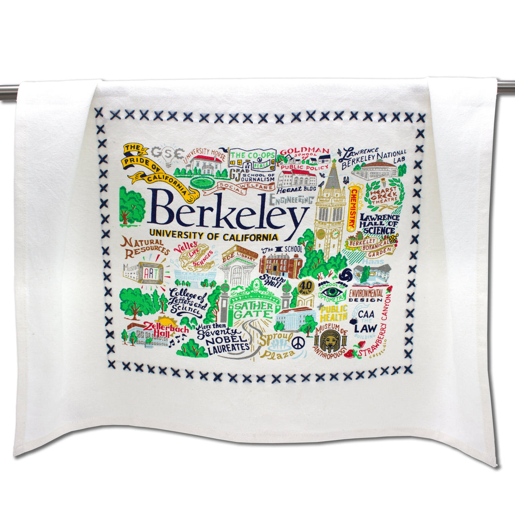 Berkeley, UC (Cal) Academic Collegiate Dish Towel Dish Towel catstudio 