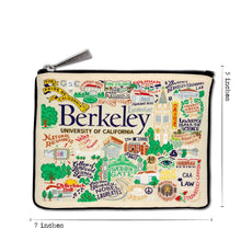 Load image into Gallery viewer, Berkeley, UC (Cal) Academic Collegiate Zip Pouch Pouch catstudio 
