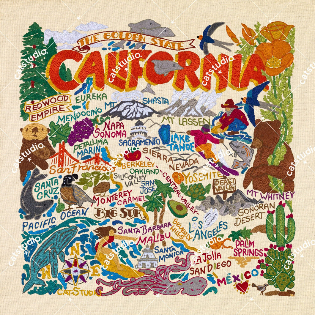 California Fine Art Print Art Print catstudio 