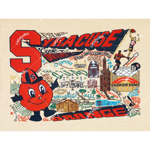 Syracuse University Collegiate Fine Art Print Art Print catstudio 