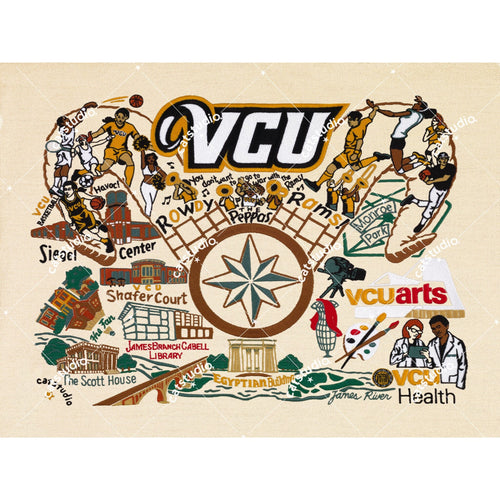 Virginia Commonwealth University (VCU) Collegiate Fine Art Print Art Print catstudio 