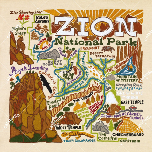 Zion Fine Art Print Art Print catstudio 