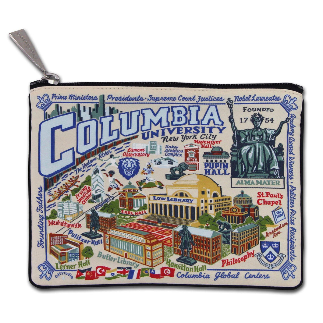 Columbia University Collegiate Zip Pouch - catstudio