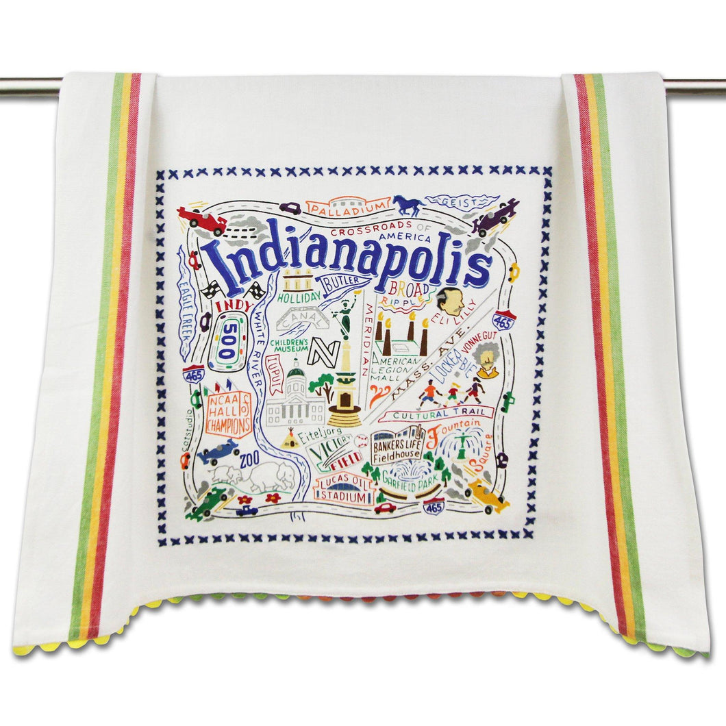 Indianapolis Dish Towel - catstudio 