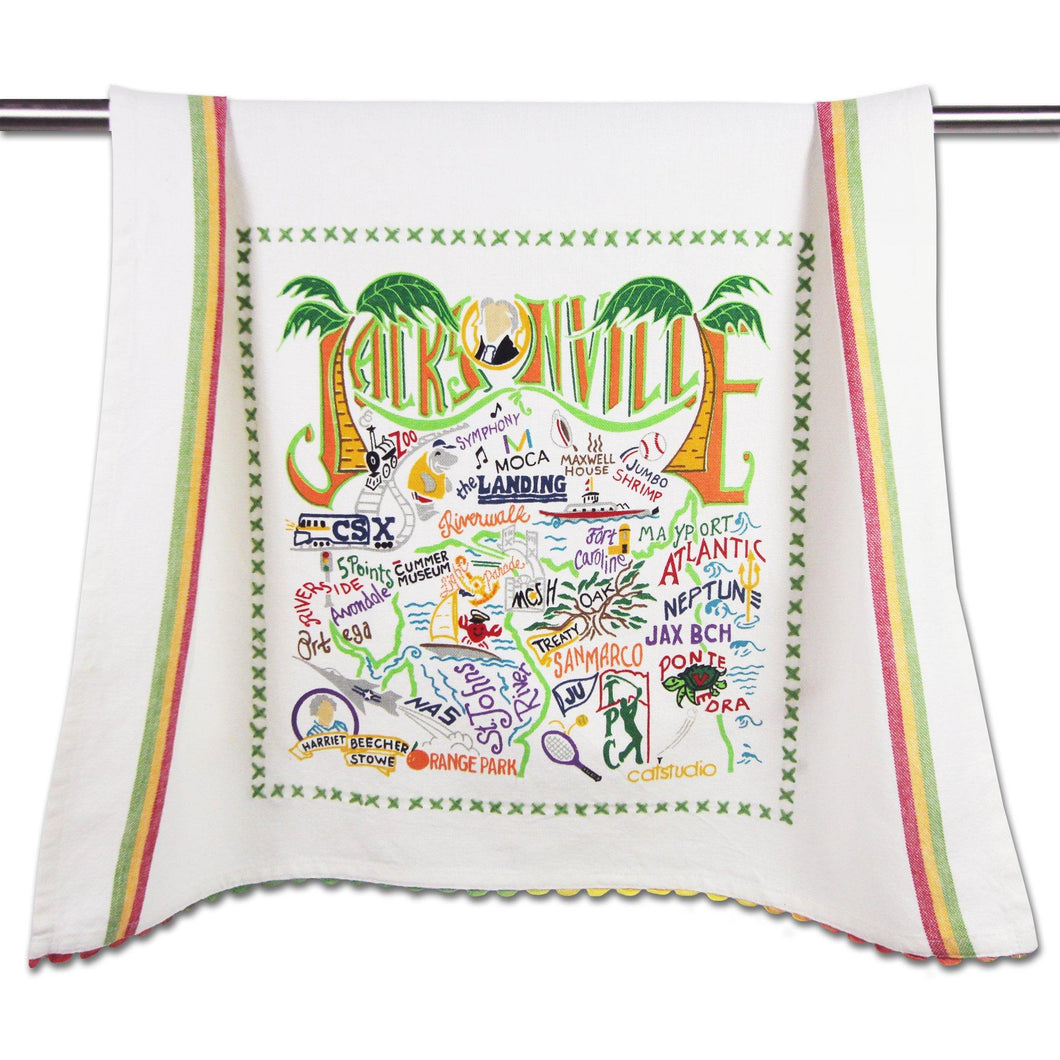 Jacksonville Dish Towel - catstudio 