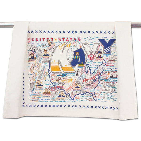 Navy Dish Towel  Military Collection by catstudio – catstudio