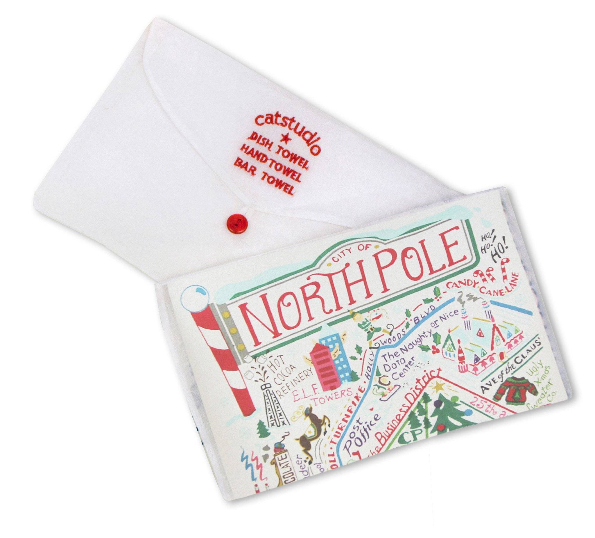 North Pole Trading Co. Holiday Colors 4-pc. Kitchen Towel