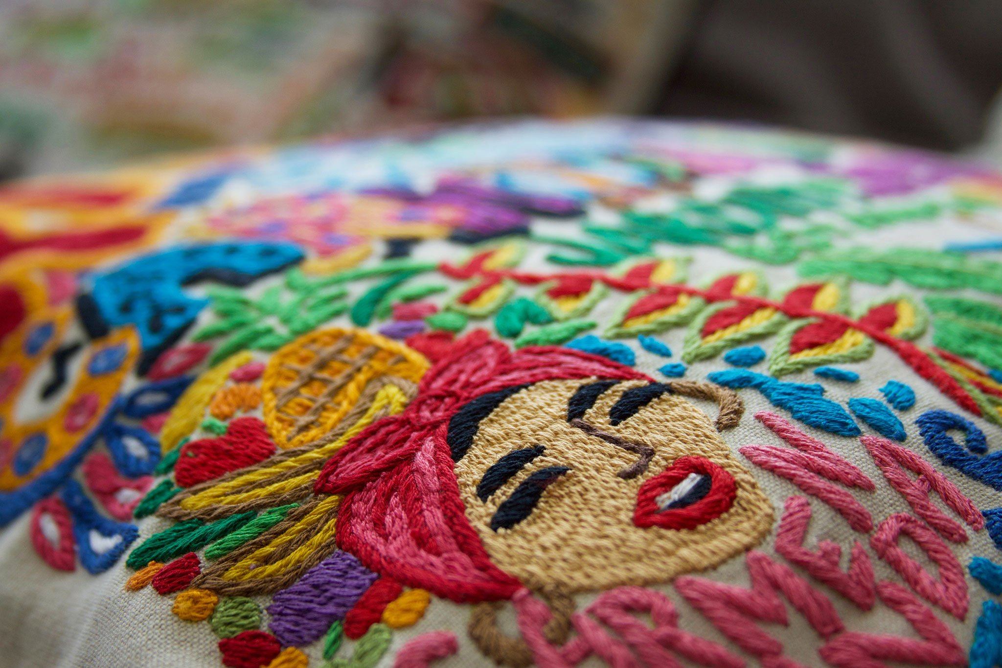 2024 Hand Embroidery Letting pillow