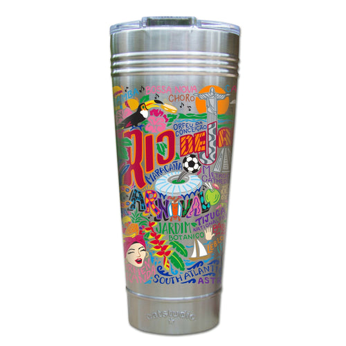 Rio de Janeiro Thermal Tumbler (Set of 4) - PREORDER Thermal Tumbler catstudio